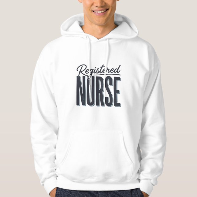 Skriftvårdare skript typografi vektor design_1 hoodie (Framsida)