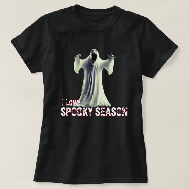 Skrigande spöke t shirt (Design framsida)