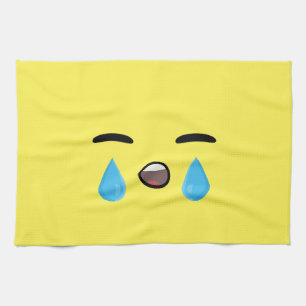 Skrik Emoji Kökshandduk