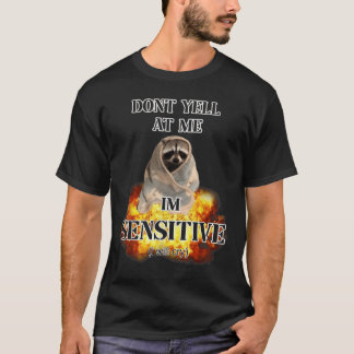 Skrik inte på mig. Jag Gråter Ledsen Ki För manar  T Shirt