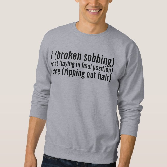 skrik lång ärmad tröja (Framsida)