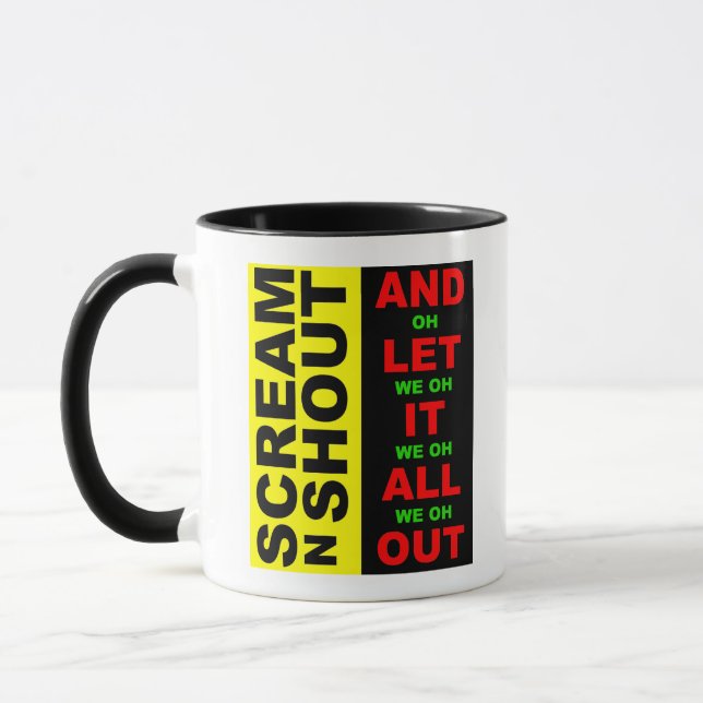 Skrika N Skrika Mugg (Vänster)