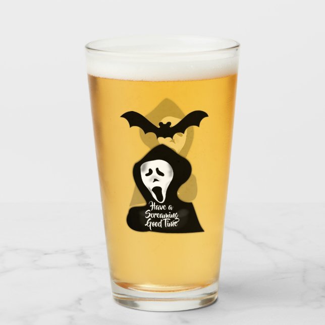 Skrikande bra tid glaskopp (Framsida fylld)