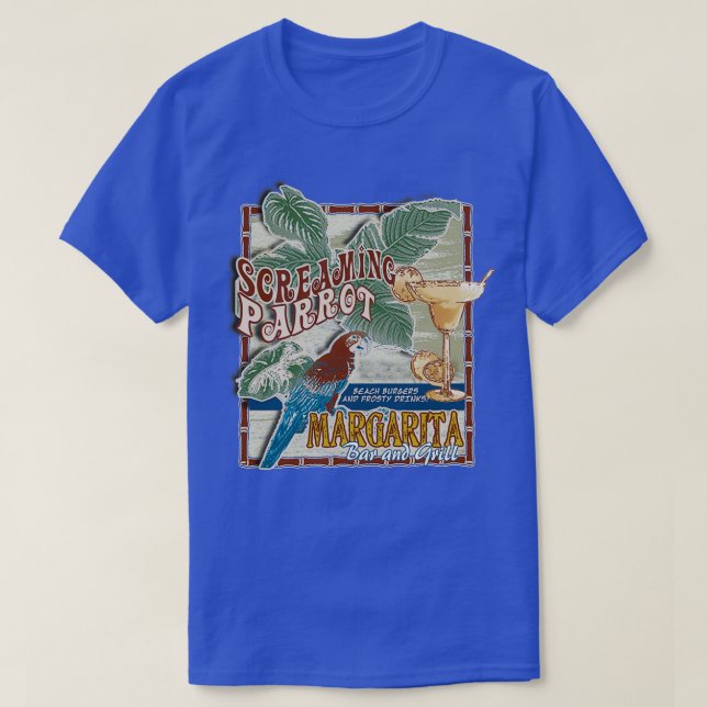 skrikande papegoja t shirt (Design framsida)