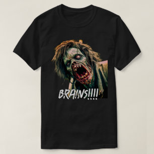 Skrikande Zombiehjärnor T Shirt
