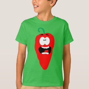 Skrikig glödhet Chilipeppar Tee Shirt