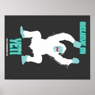 SKRIKIG SOPPA! Tro i Yetiaffisch Poster