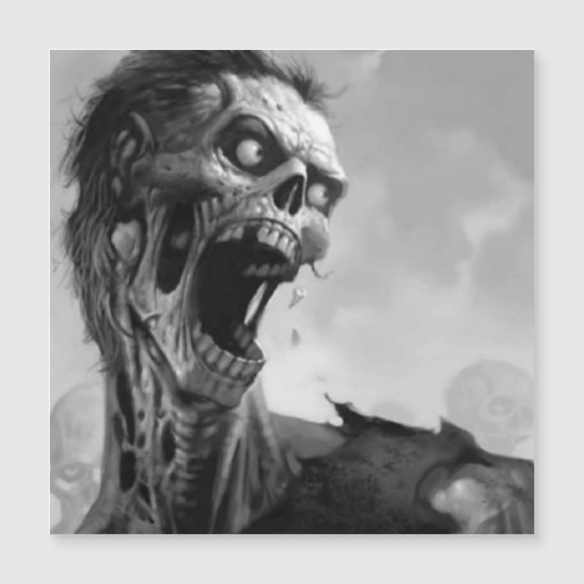 skrikig zombie (Framsida)