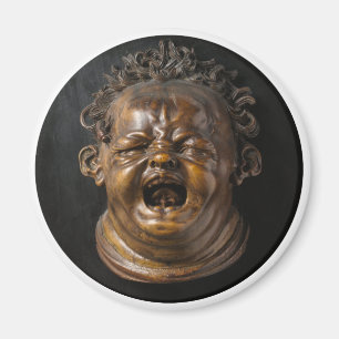 Skrikigt barn som stickas av ett bi magnet