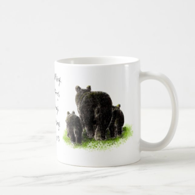 Skript 1 Corinthians 13:4 Kärlek är Kaffemugg (Höger)