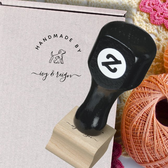 Skript Anpassad logo Handgjord av  Stämpel (Skapare uppladdad)