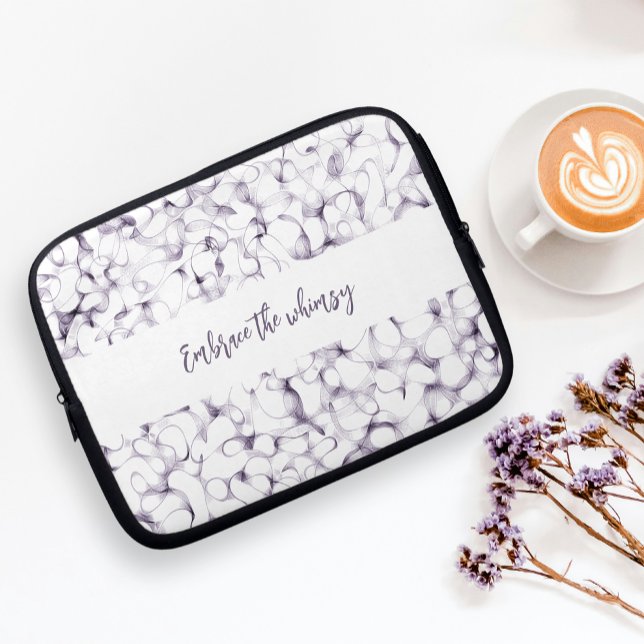 Skript för Abstrakten Ritstift Laptop Fodral (Skapare uppladdad)