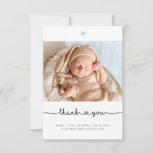 Skript för Baby Shower Tack Chic Kärlek Kort