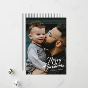 Skript för elegant i menyflikshörnet God jul Julkort