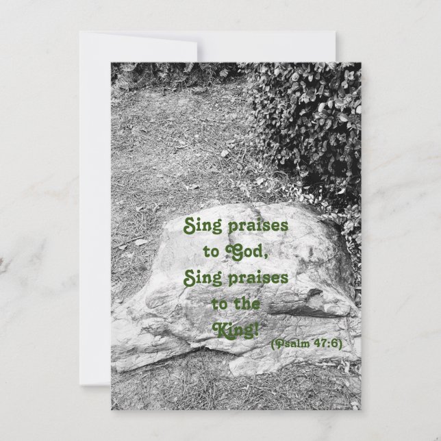 Skript för ett kort för platta höjdhälsningar (Framsida)