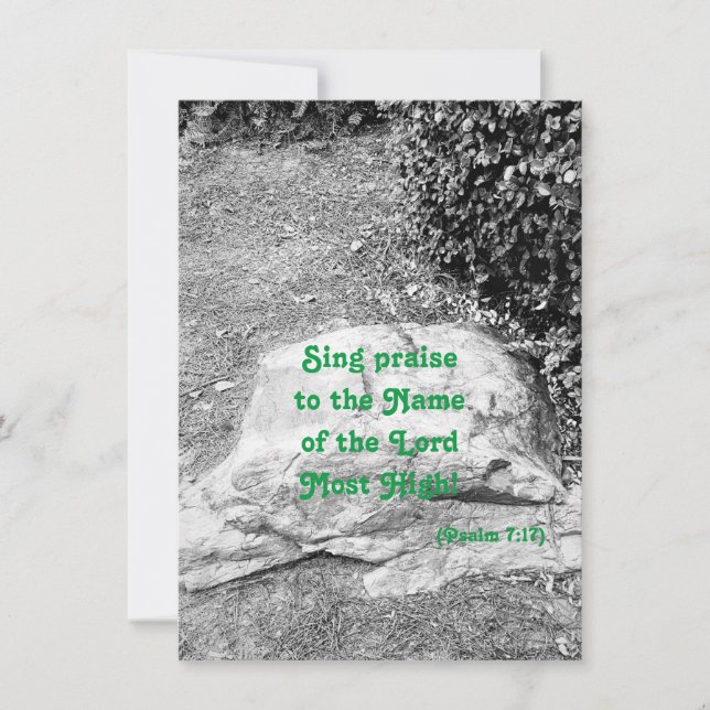 Skript för ett kort för platta höjdhälsningar (Framsida)