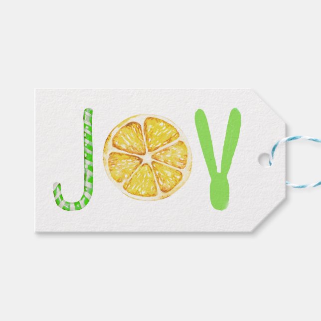 Skript för finare moderna juljouttal, typografi presentetikett (Framsidan (Horisontell))