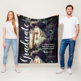 Skript för foto-Personlig Student Bibelskrift Fleecefilt