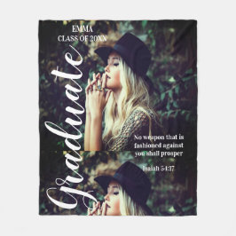 Skript för foto-Personlig Student Bibelskrift Fleecefilt