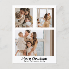 Skript för helgdagar under jul, trefoto helg vykort