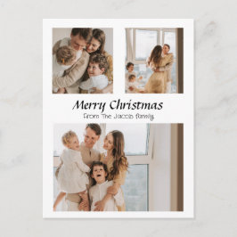 Skript för helgdagar under jul, trefoto helg vykort