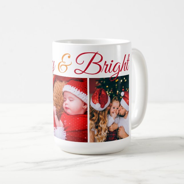 Skript för Merry- och Bright-familjens julklappar Kaffemugg (Framsida höger)