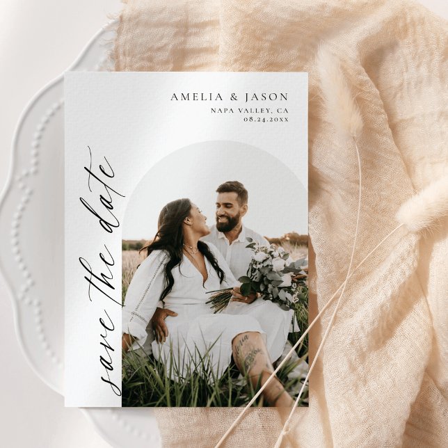 Skript för modern Elegant Spara datuminbjudan Inbjudningar (Skapare uppladdad)