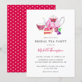 Skript för Möhippa av Rosa i Tea Party i In Inbjudningar