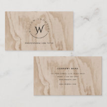 Skript för monogrammad Rustic Wood Elegant