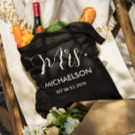 Skript för nylodrätt typdiagram tygkasse<br><div class="desc">Nyligen "Mrs"-manustypografi</div>