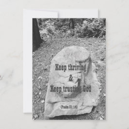 Skript för uppmuntrande platta hälsningskort