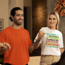 Skript för välsignelse och Thanksgiving T Shirt