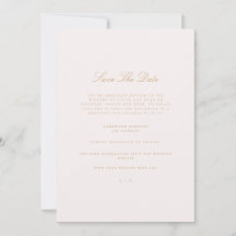 Skript Guld & Rosa Spara datumkortet