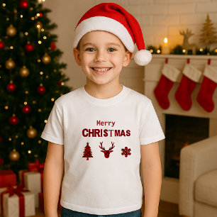 skript med rustik skotsk julklapp t shirt