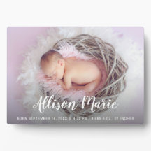 Skript Namn Elegant Photo Baby Modern Simple