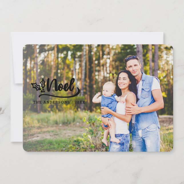 skript noel helgdag-fotokort julkort (Framsida)