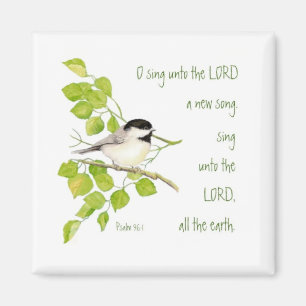 Skript, O Sjunga Åt Herren, Music Bird Magnet
