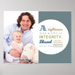 Skript och foto Fars dag Poster