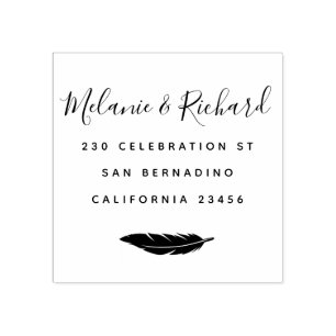 Skript och ludd för Eleganten personligt bröllp Na Stämpel