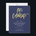 Skript party Pub Mitzvah modern marin   faux guld Inbjudningar<br><div class="desc">*** NOTE - SKINGELGALENS FOLIEFFEKT ÄR ETT UTTRYCKT BILD ** - - - - - - - - - - - - - - - - - - KONTAKTA MIG för anpassningsbarna "Faux guld foil effect type" Kärlek designen, men vill se vissa ändringar - ett annat färg-system, en produkt, ett...</div>