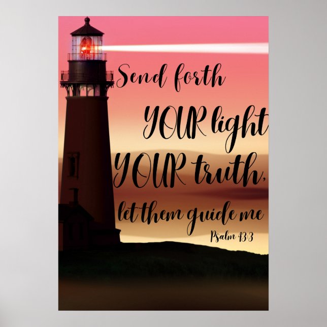 Skript Poster Psalm 13:3 (Framsidan)