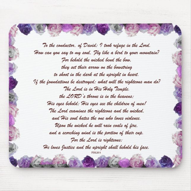 Skript, Psalm 11, Lila Ro Musmatta (Framsidan)