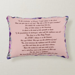 Skript, Psalm 11, Lila Ro Prydnadskudde