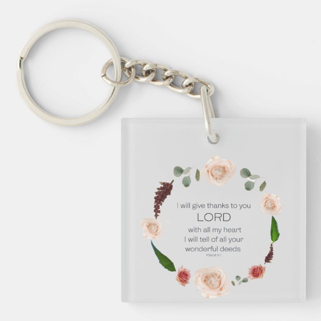 Skript, Psalm 9, all din underbara deeds LORD (Framsidan)