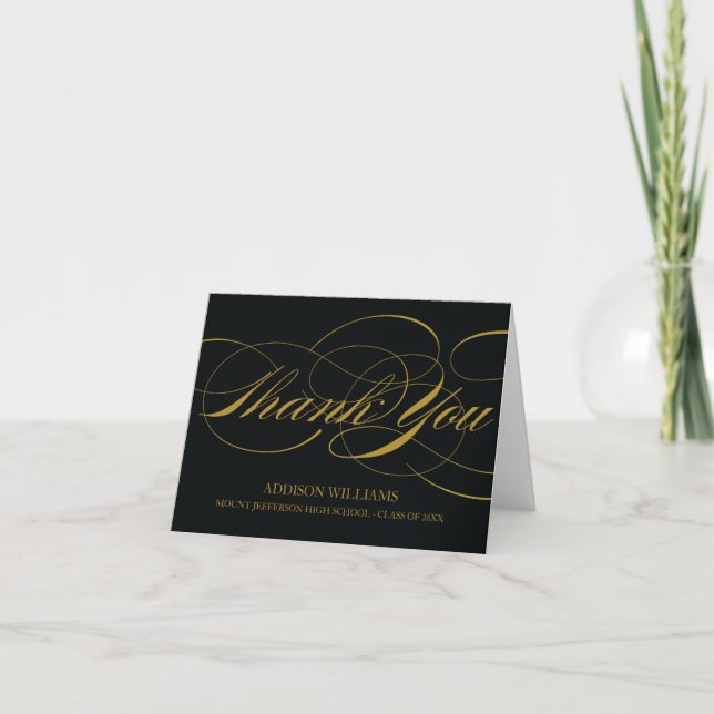 SKRIPT THANKS | STUDENTEN TAANK DIG CARD TACK KORT (Framsida)