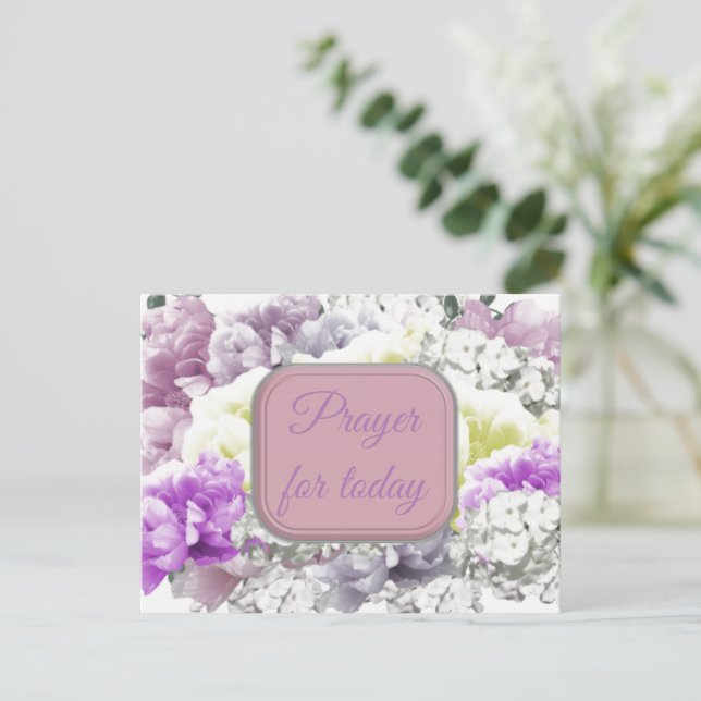 Skripta för vykort för Blommigt idag (Stående Fram)