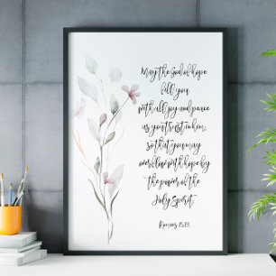 Skriptapp för dubbelriktad blommigt poster