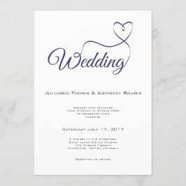 Skriptbröllop Inbjudningar