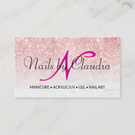 Skriptbussar för klassholografisk glitter-elegant visitkort