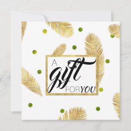 Skriptcertifikat guld Glitter Grenar